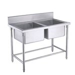 Free Standing Stainless Steel Sink Supplier - Hotel Restaurant Heavy Duty Single Double