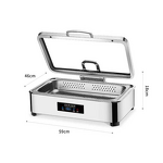 Electric Griddle Factory - Stainless Steel Commercial Kitchen Non Stick Plate Fast