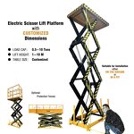 Hydraulic Lift Platform Manufacturer - 1000kg-10 Ton Heavy Duty Ground Fixed Scissor