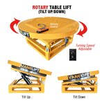 Rotary Lift Table Supplier - Factory Direct 500kg-4T Remote Control Rotatable Turning