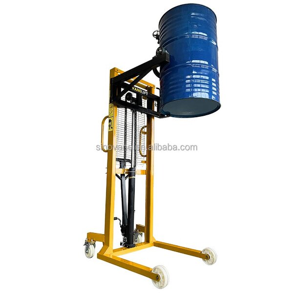 Manual Drum Rotator Supplier - Good Quality 300-450 kg Hand Barrel Dumper Steel Plastic