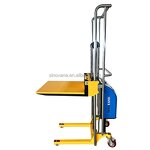 Semi Electric Pallet Stacker Supplier - China Factory 400kg Pipe Mast Light Duty 1.1-1.8m