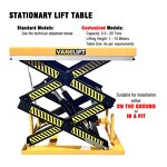 Stationary Lift Table Supplier - Heavy Duty 1-10 Ton OEM Double Scissor AC Power