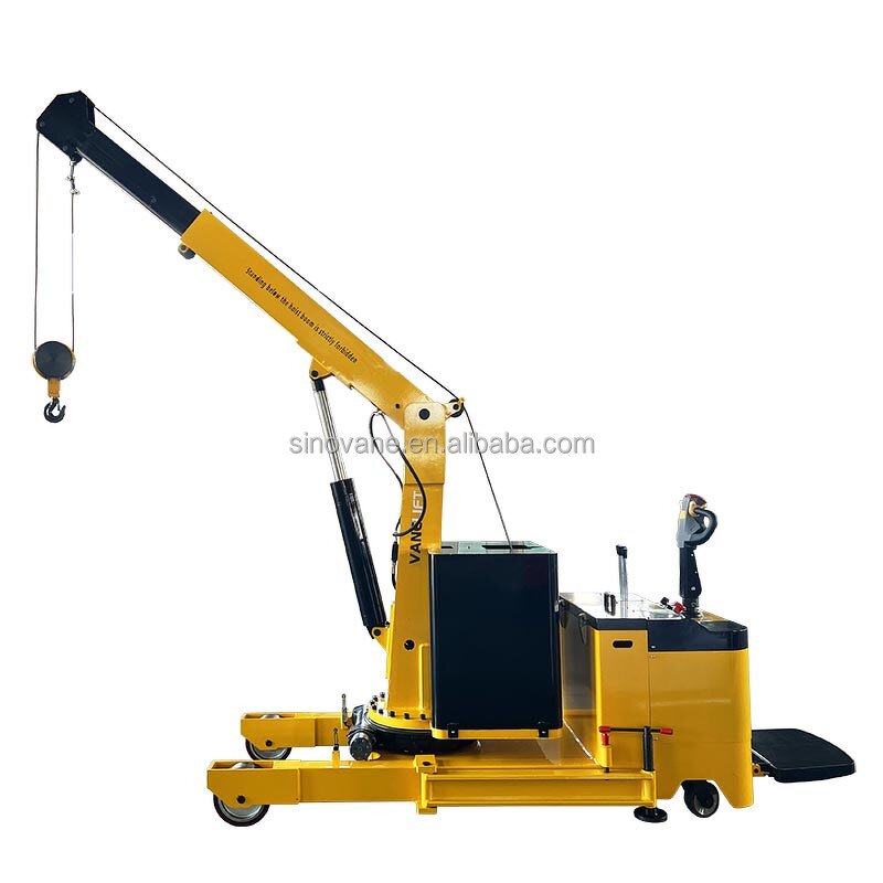 Heavy Duty Electric Turning Crane Factory - 1-2 ton 1000-2000 kg Battery Power Stand-on