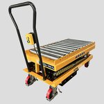 Electric Lift Table Factory - 300-1000 kg Stainless Steel Portable Battery Roller Top