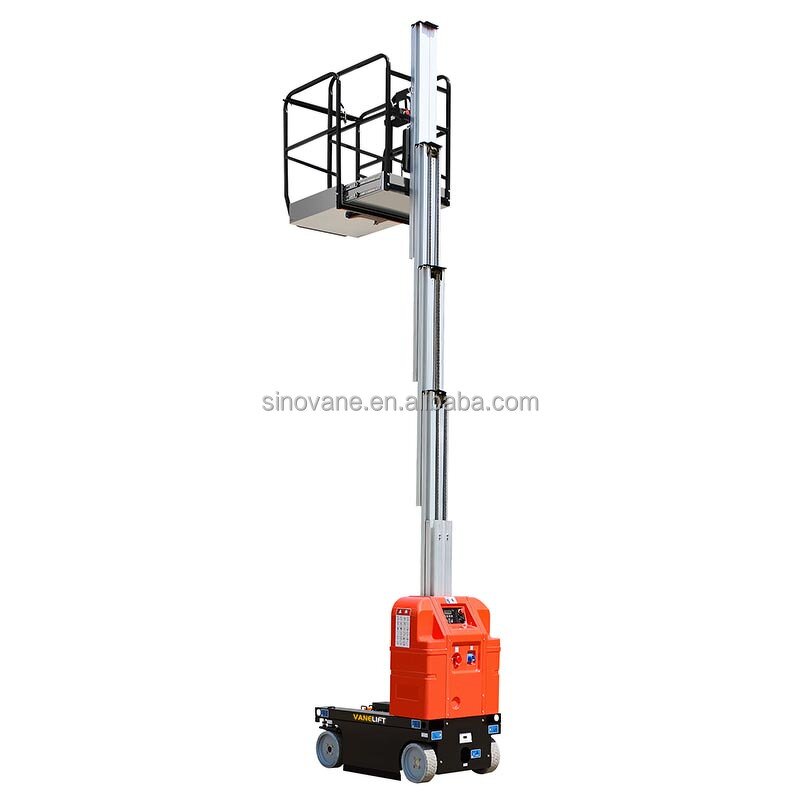 Electric Single Mast Man Lift Manufacturer - Aluminum Alloy 6-11m Vertical Automatic