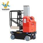 Aluminum Alloy Telescopic Mast Manlift Factory - 6-11m Ladder One Person Window Cleaning