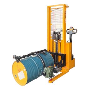 Full Electric Drum Stacker Manufacturer - 350-650 kg Barrel Handling Rotating Lifter