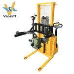 Full Electric Drum Stacker Manufacturer - 350-650 kg Barrel Handling Rotating Lifter