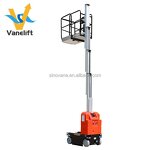 Aluminum Telescoping Mast Manlift Factory - Self Propelled 6-11m Aerial Electric Cherry