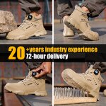 Safety Shoes Factory - OEM Custom Fashion Safety Boots for Men