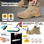 Safety Shoes Factory - OEM Custom Fashion Safety Boots for Men
