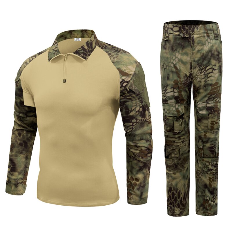 Frog Suit Manufacturer - Green Python Camo Training Uniform OEM/ODM