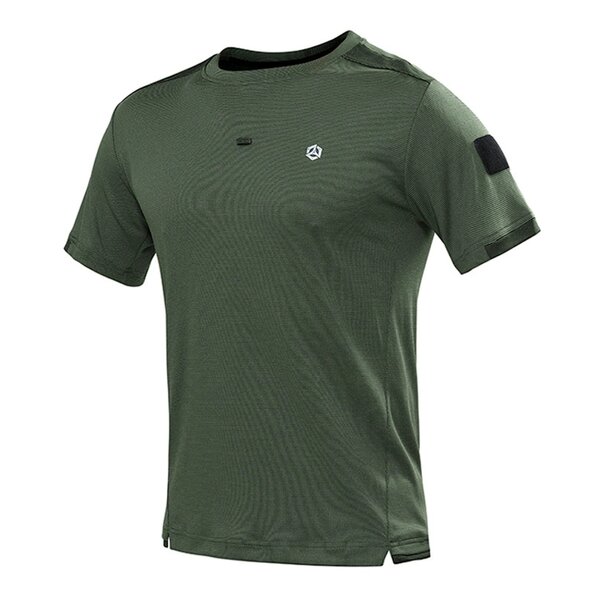 Tactical T-Shirt Manufacturer - Olive Green Camouflage Training Shirt OEM/ODM