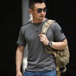Tactical T-Shirt Manufacturer - Olive Green Camouflage Training Shirt OEM/ODM