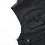 Tactical Vest Manufacturer - 7 Pocket Black Tactical Vest OEM/ODM
