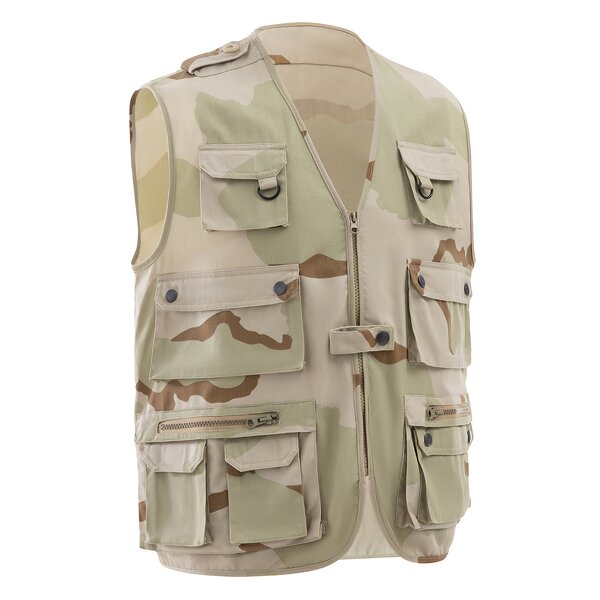 Tactical Vest Manufacturer - 7 Pocket Desert Camo Vest OEM/ODM