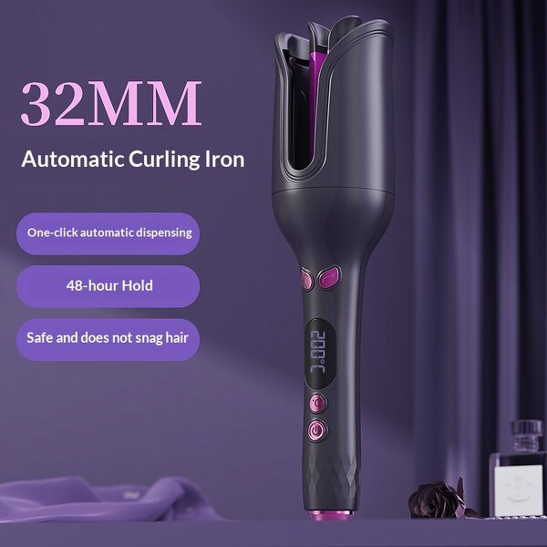 Hair Curler Manufacturer - Automatic Rotating Long Barrel Curler OEM/ODM