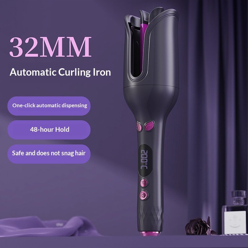 Hair Curler Manufacturer - Automatic Rotating Long Barrel Curler OEM/ODM