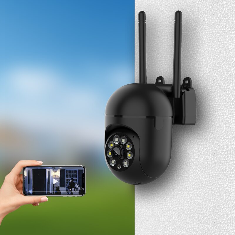 PTZ Camera Manufacturer - Wireless WiFi PTZ Home Monitoring Camera OEM/ODM