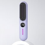 Hair Straightener Manufacturer - Rechargeable Mini Straightening Brush OEM/ODM