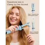 Hair Curler Manufacturer - LCD Digital Rotary PTC Curling Iron OEM/ODM