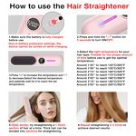 Hair Straightener Manufacturer - Mini Portable Straightening Brush OEM/ODM