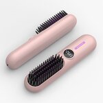 Hair Straightener Manufacturer - Rechargeable Mini Straightening Brush OEM/ODM