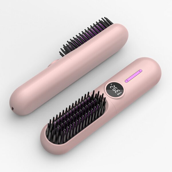 Hair Straightener Manufacturer - Rechargeable Mini Straightening Brush OEM/ODM
