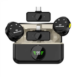 Wireless Microphone Factory - OEM/ODM Lavalier Video 2 Wireless Mics Dual Transmitter