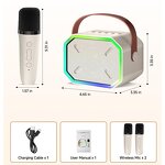 Karaoke Speaker Factory - OEM/ODM Mini Turtle Box Speaker with Wireless Microphones