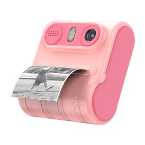 Kids Camera Factory - OEM/ODM Cartoon Cute Big Screen CCD Camera Pink