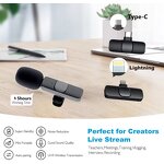 Wireless Microphone Factory - OEM/ODM K9 Lavalier Mic Noise Cancellation Type C