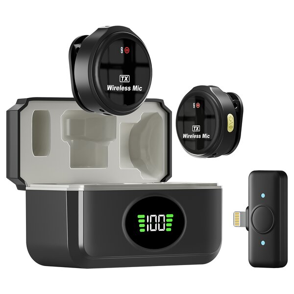 Wireless Microphone Factory - OEM/ODM Mini Magnetic Lavalier Mic Long Battery Life