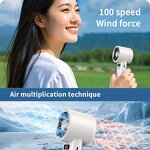 Camping Fan Factory - OEM/ODM Electric Ventilation Blue Camping Fan Light