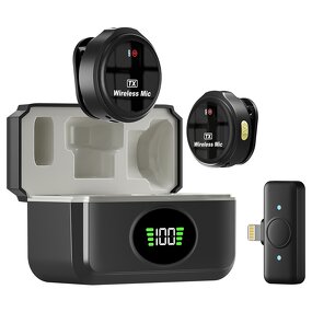 Wireless Microphone Factory - OEM/ODM 1 Drag 1 Wireless Lavalier Mic Noise Reduction