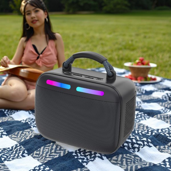 Outdoor Speaker Factory - OEM/ODM Waterproof Bluetooth Speaker with RGB LED