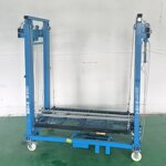 Electric Scaffold Lift Manufacturer - Foldable Steel Wheels Scissor