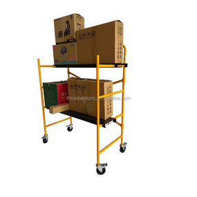 Portable Scaffold Supplier - Steel Folding Ladder Tower Anti-Slip