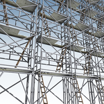 Mobile Scaffolding System Manufacturer - Blue Steel Ladder Platform