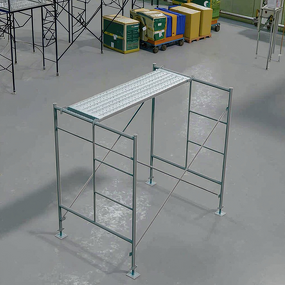 Portable Work Platform Supplier - Folding Steel Scaffold for Storage