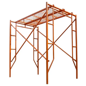 Adjustable Frame Scaffolding Manufacturer - Galvanized Steel Prop with Wheels