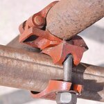 Used Scaffolding Coupler Factory - Heavy-Duty Steel Pipe Clamp