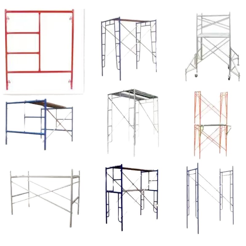Mobile Scaffolding Manufacturer - Q235 Steel H Frame Powder Coated