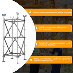 Bamboo Scaffolding Supplier - Industrial Easy Safety Steel Material