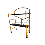 Portable Scaffold Supplier - Steel Folding Ladder Tower Anti-Slip