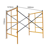H Frame Scaffolding Manufacturer - Q235 Steel Mobile Ladder System
