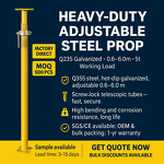 Adjustable Steel Prop Supplier - Telescopic Shoring Props for Slab