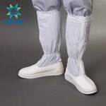 ESD Cleanroom Boots Supplier - 5MM Strip White Anti Static