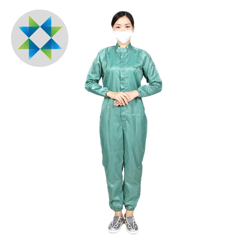 ESD Coverall Factory - Custom Design Conductive Fabric for Cleanroom